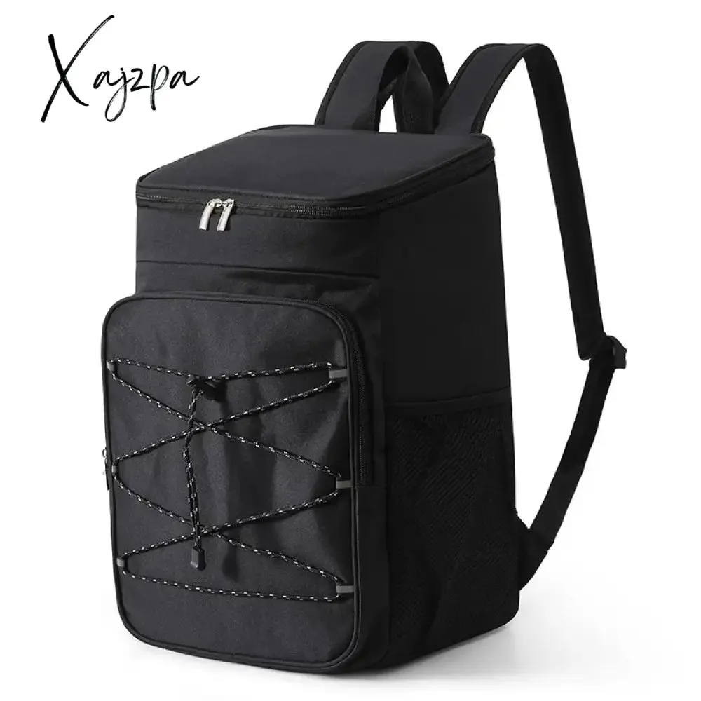 18L Ar livre acampamento Insulated Cooler Backpack Aluminum Foil Thermal Backpack Picnic Cooler Bag for Camping