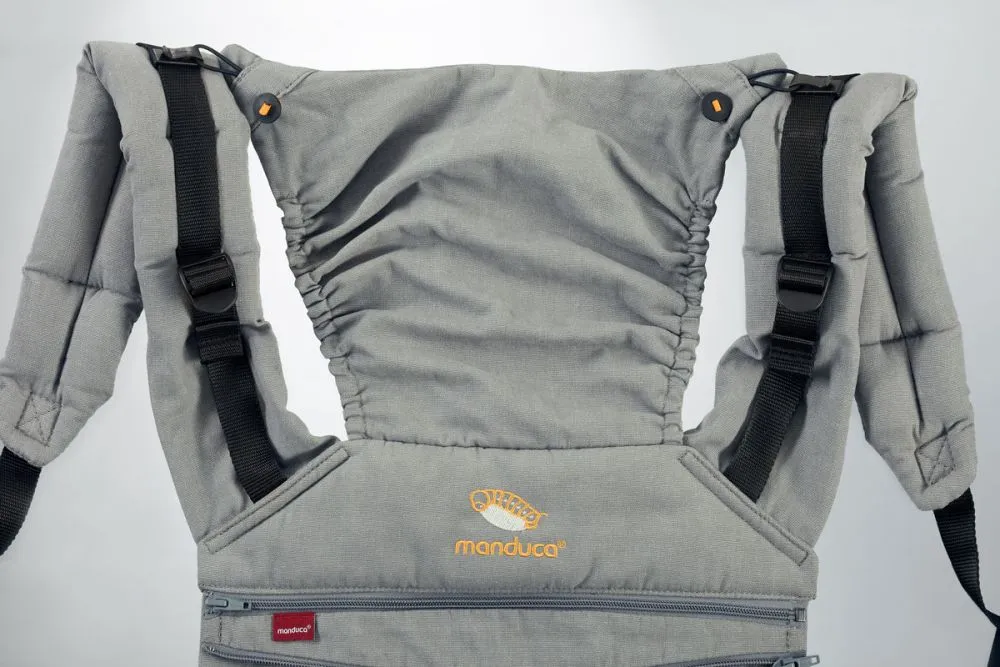 [3 Years Local Warranty] Manduca XT Organic Cotton  Baby & Toddler Carrier - Denim Gold Toffee