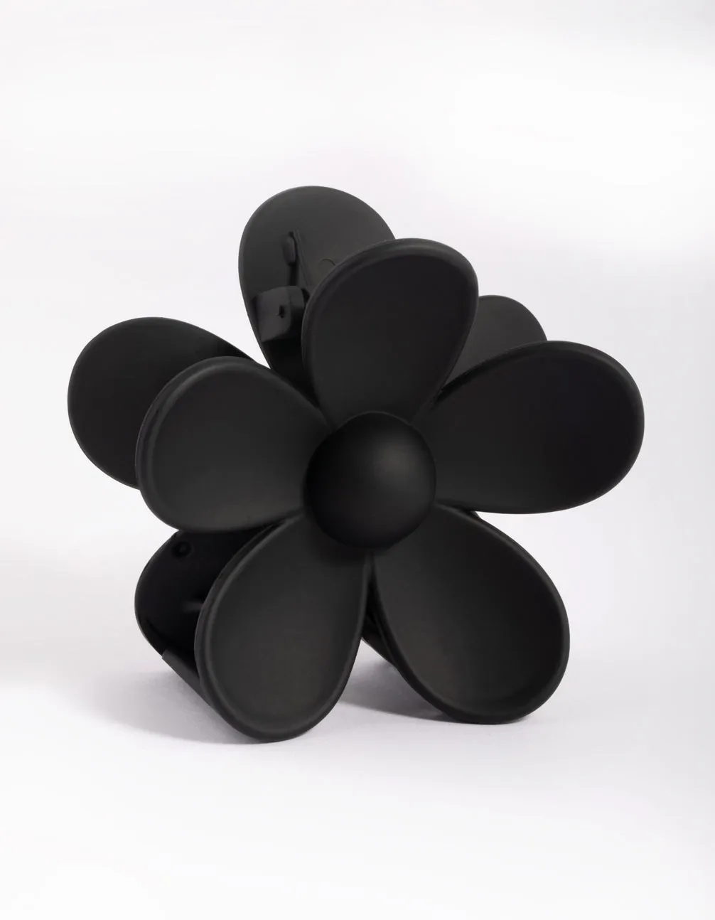 90s Black Daisy Flower Claw Clip