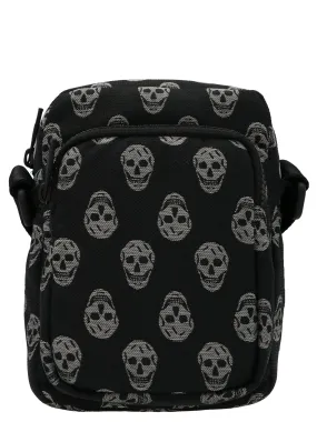 Alexander McQueen Biker Skull Urban Mini Messenger Bag