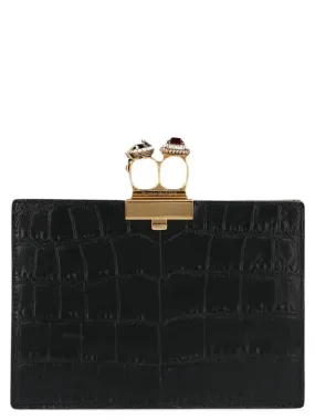 Alexander McQueen Double Ring Clutch Bag