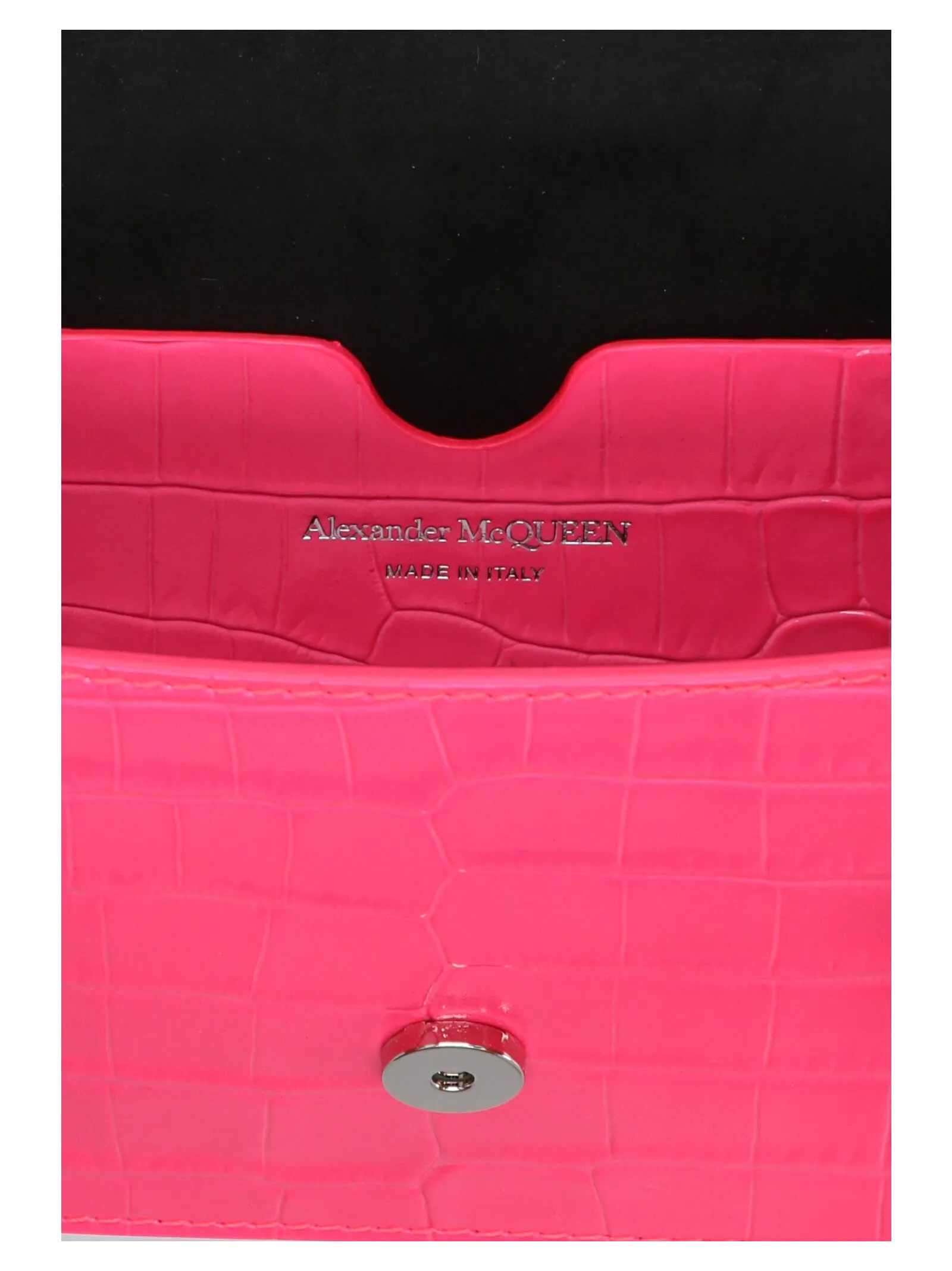 Alexander McQueen Embossed Small Skull Crossbody Bag