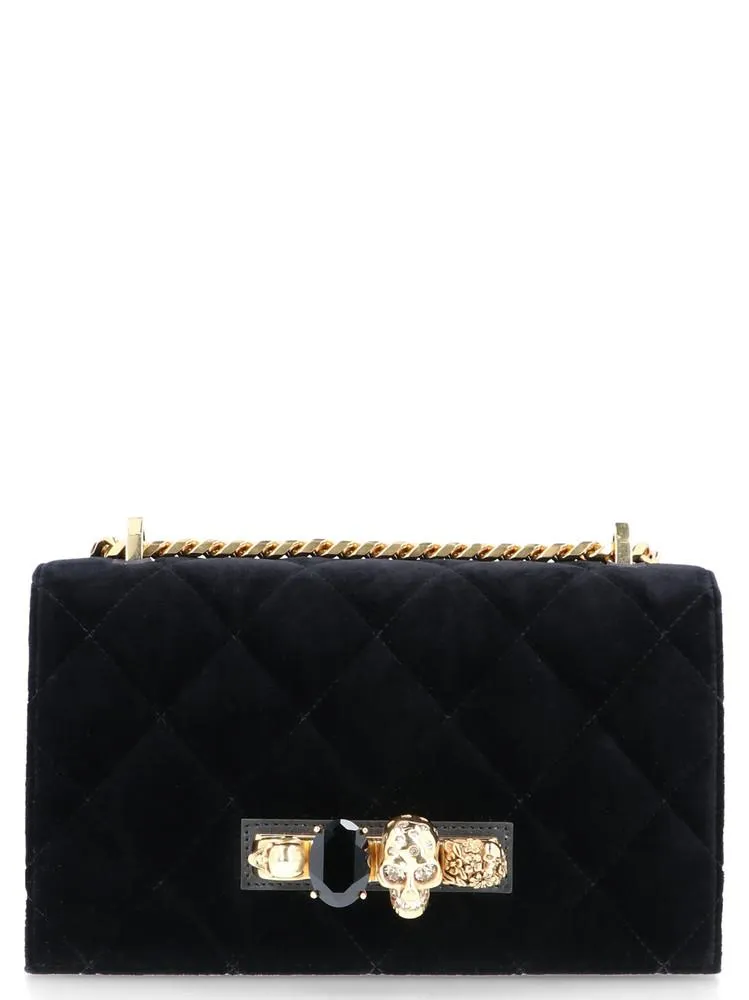 Alexander McQueen Jewel Buckle Crossbody Bag