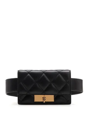 Alexander McQueen Skull Detail Quilted Belt Bag