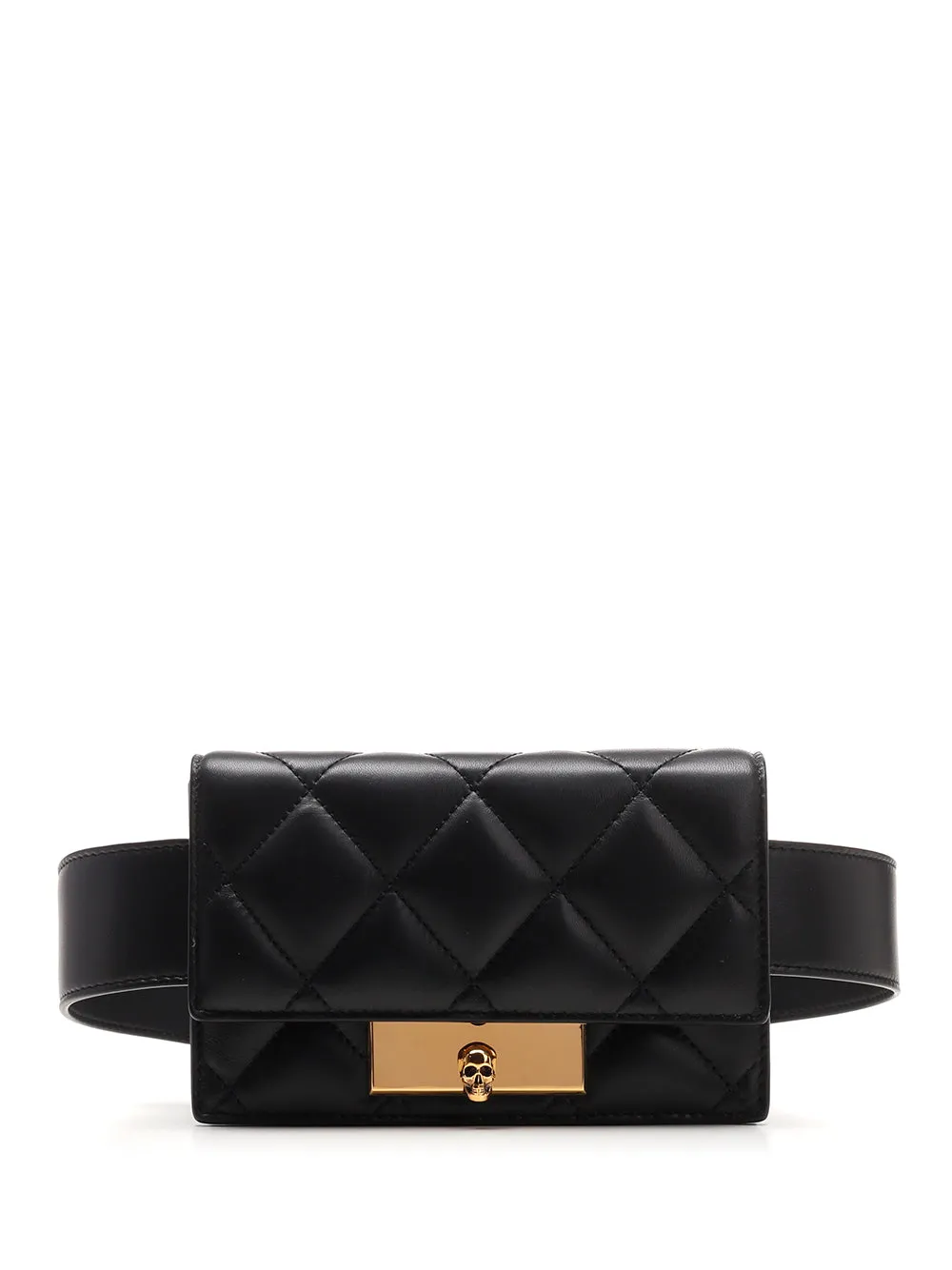 Alexander McQueen Skull Detail Quilted Belt Bag