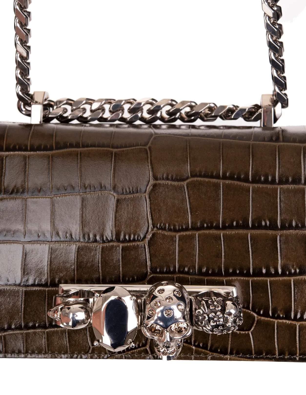 Alexander McQueen Skull Embellished Crossbody Bag