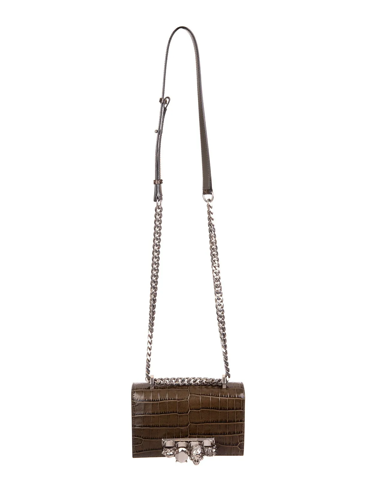 Alexander McQueen Skull Embellished Crossbody Bag