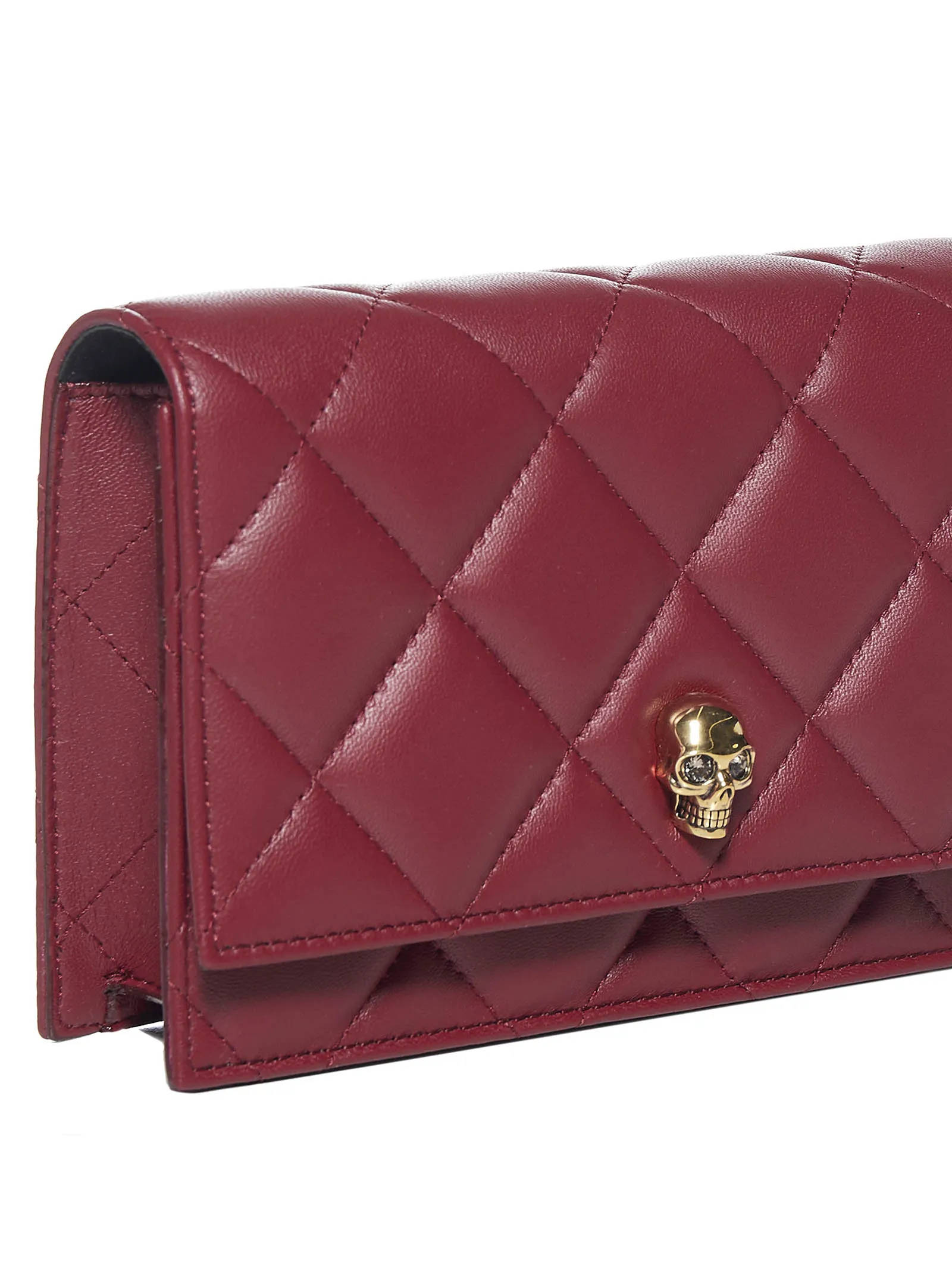 Alexander McQueen Skull Quilted Shoulder Bag