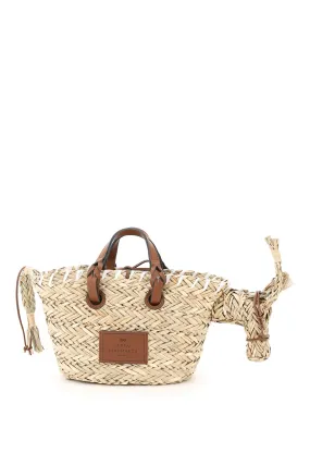 Anya Hindmarch Donkey Logo Patch Basket Bag