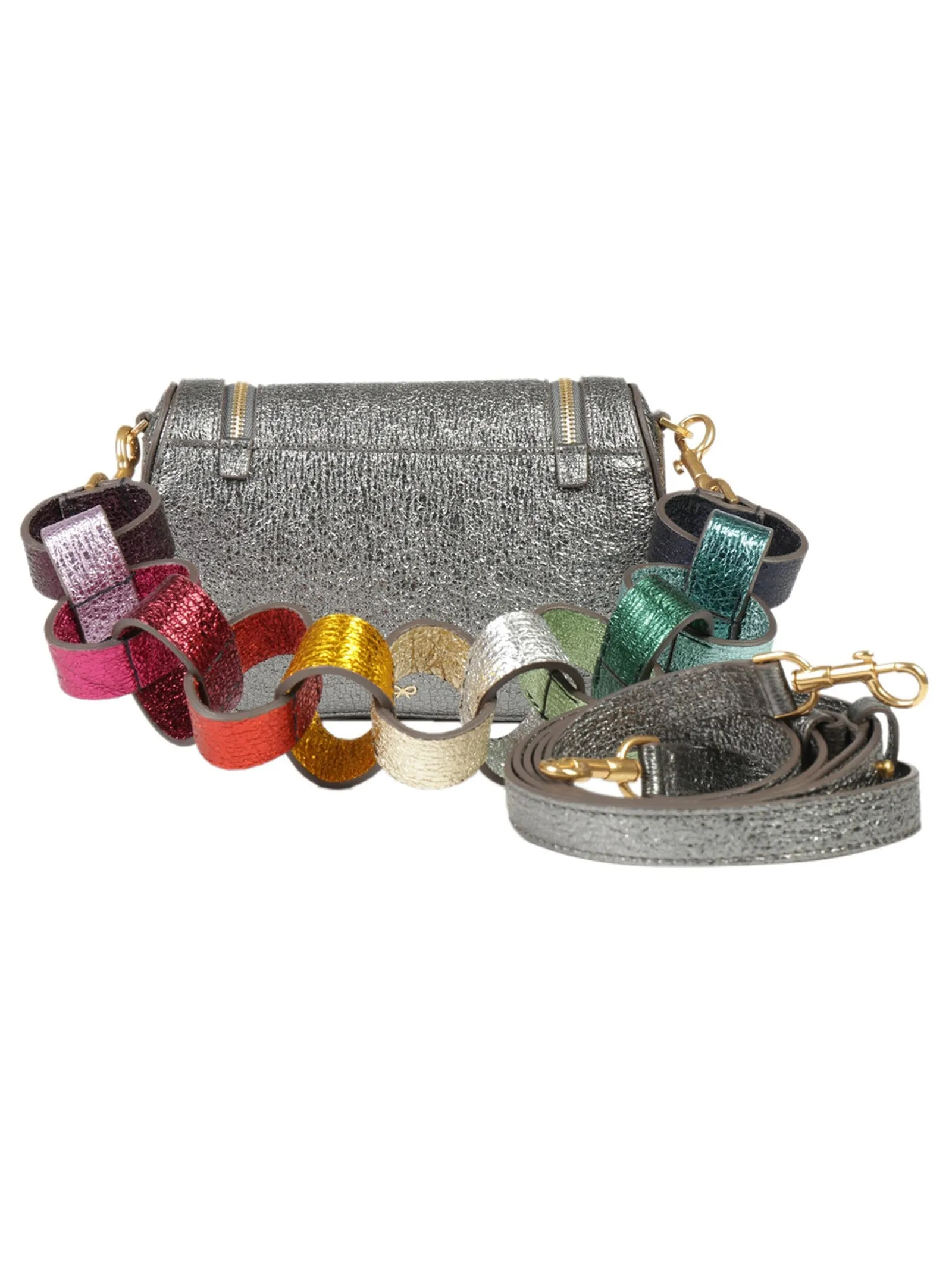 Anya Hindmarch Paperchain Mini Vere Satchel Bag