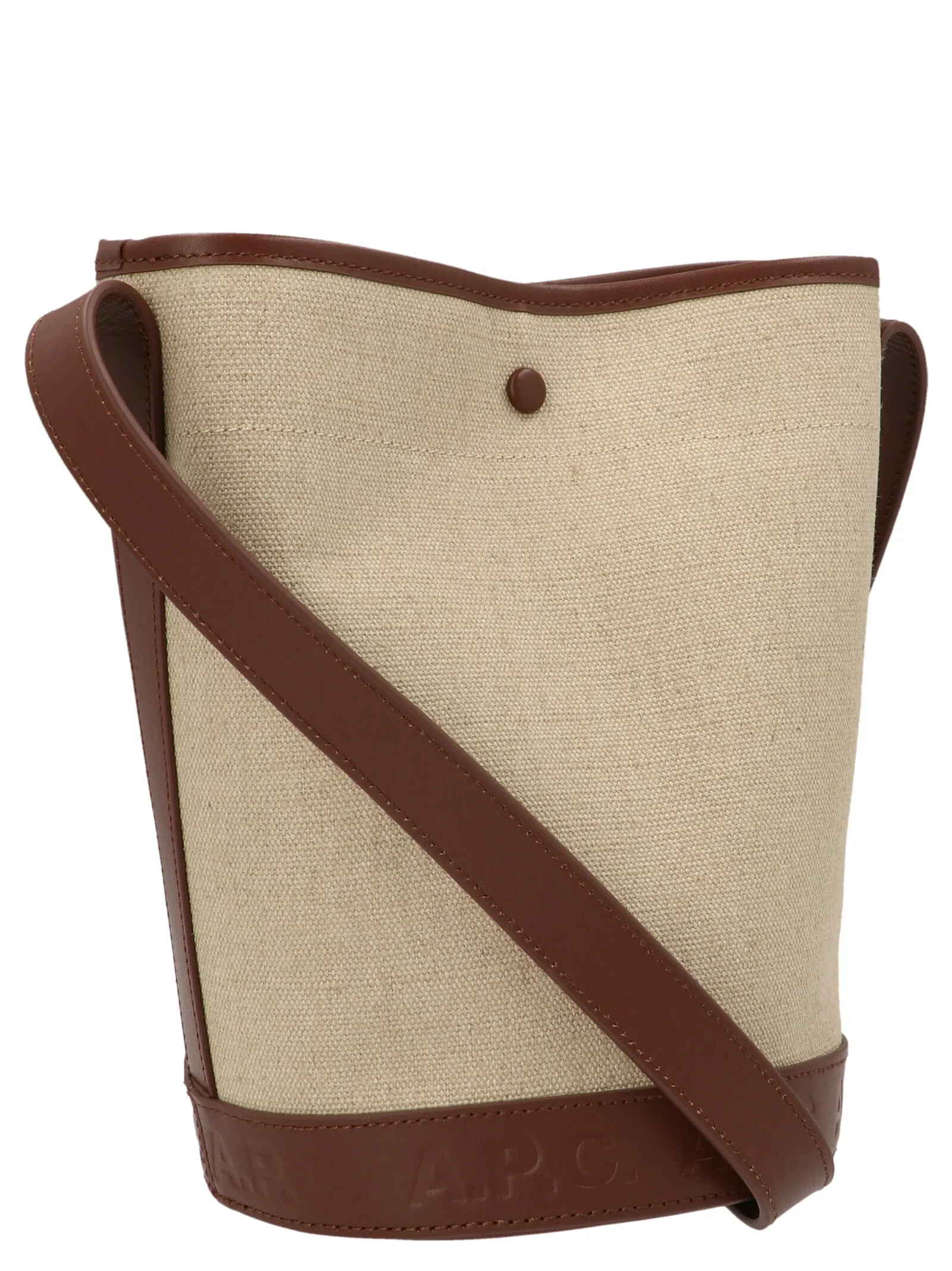 A.P.C. Logo Embossed Bucket Bag