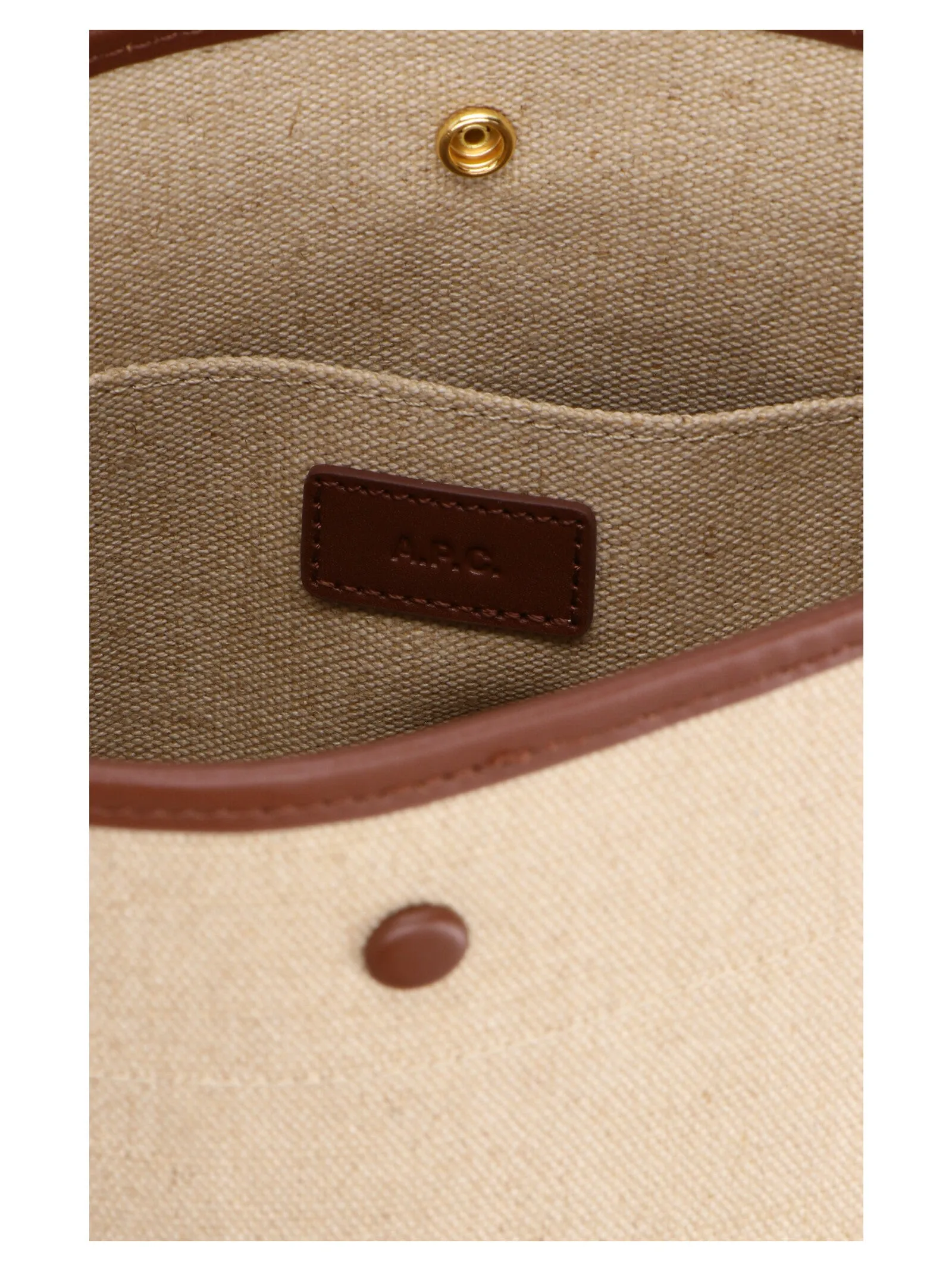 A.P.C. Logo Embossed Bucket Bag