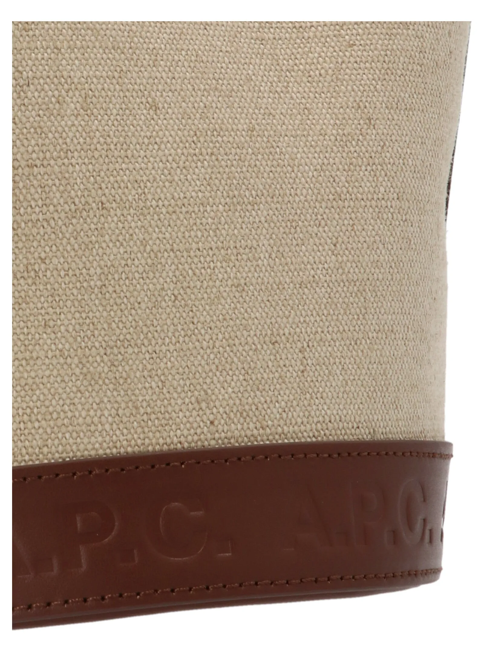 A.P.C. Logo Embossed Bucket Bag
