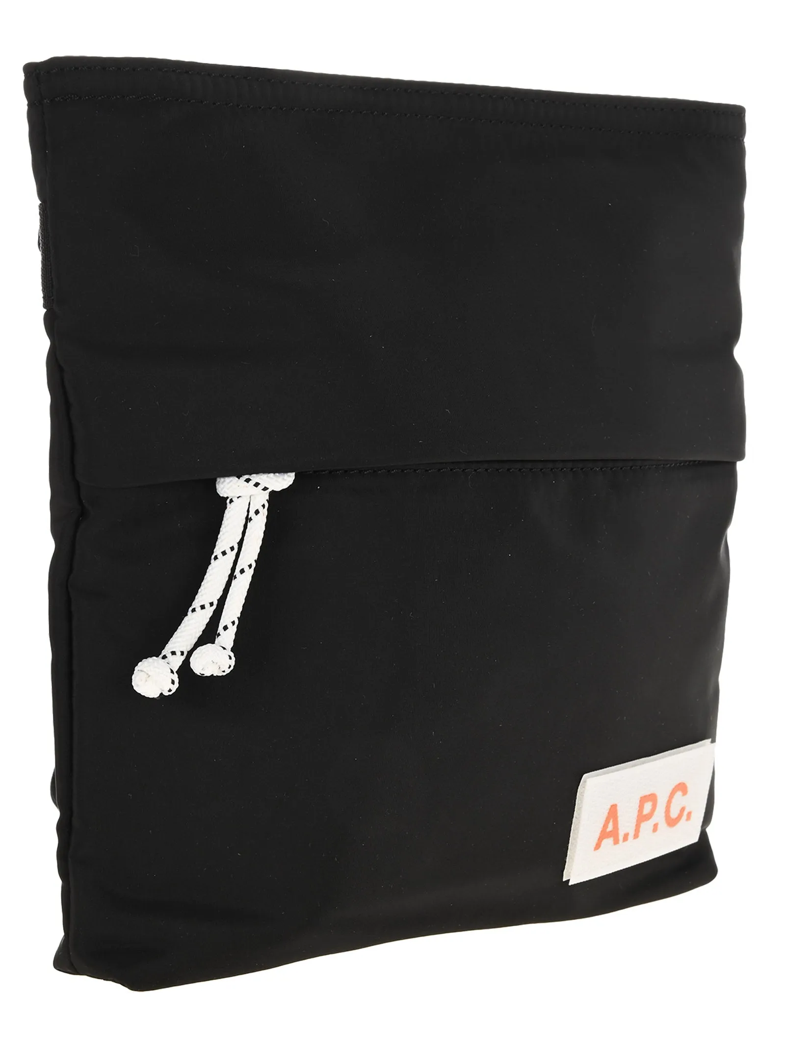 A.P.C. Logo Patch Zipped Shoulder Bag
