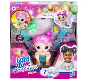 Baby Alive Glo Pixies Minis Carry 'N Care Necklace Sugar Sprinkle