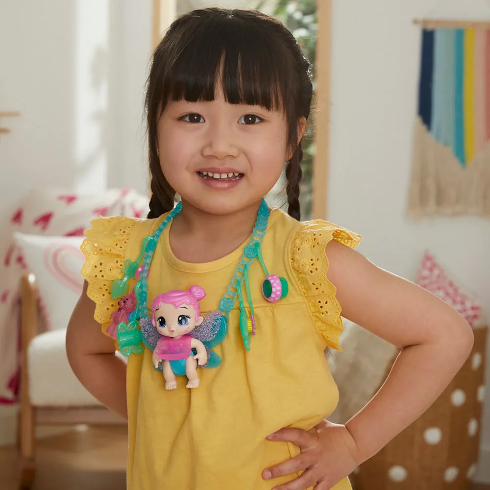 Baby Alive Glo Pixies Minis Carry 'N Care Necklace Sugar Sprinkle