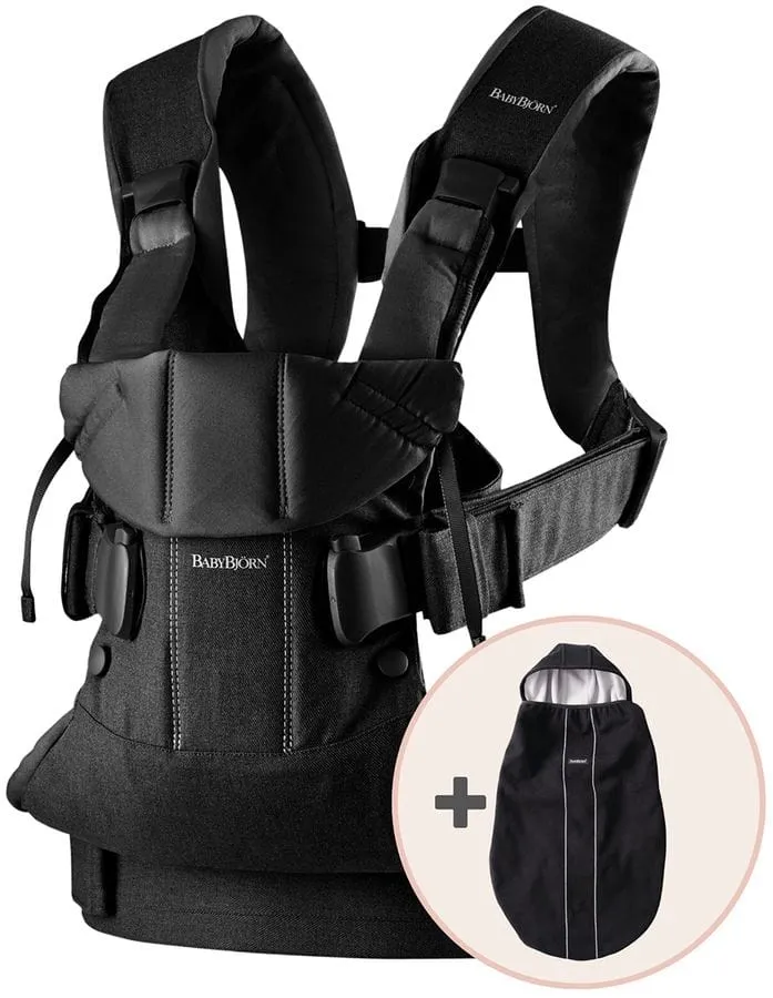 Baby Bjorn Baby Carrier One Air- With a FREE Windproof Cover