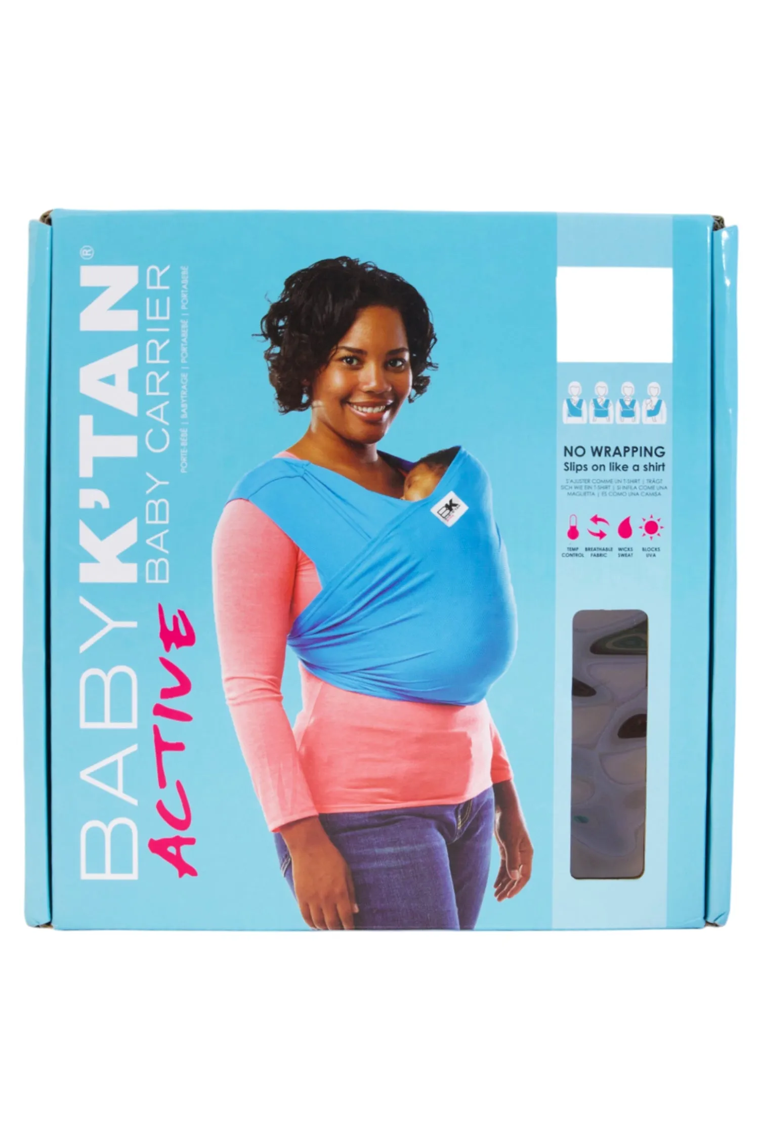 Baby K'tan Active Yoga Carrier - Heather Black - S