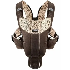BabyBjörn Active Infant Carrier - Corduroy Dark Brown/Flowery