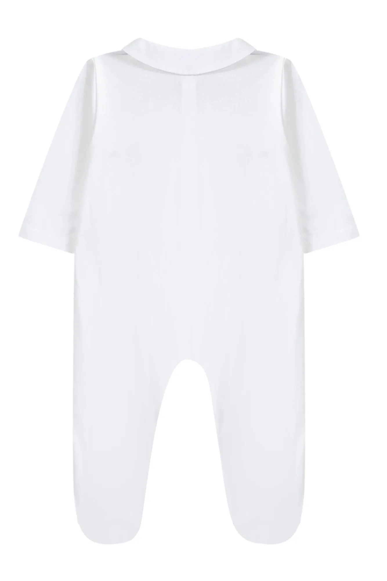 Babygrow - White alphabet cotton