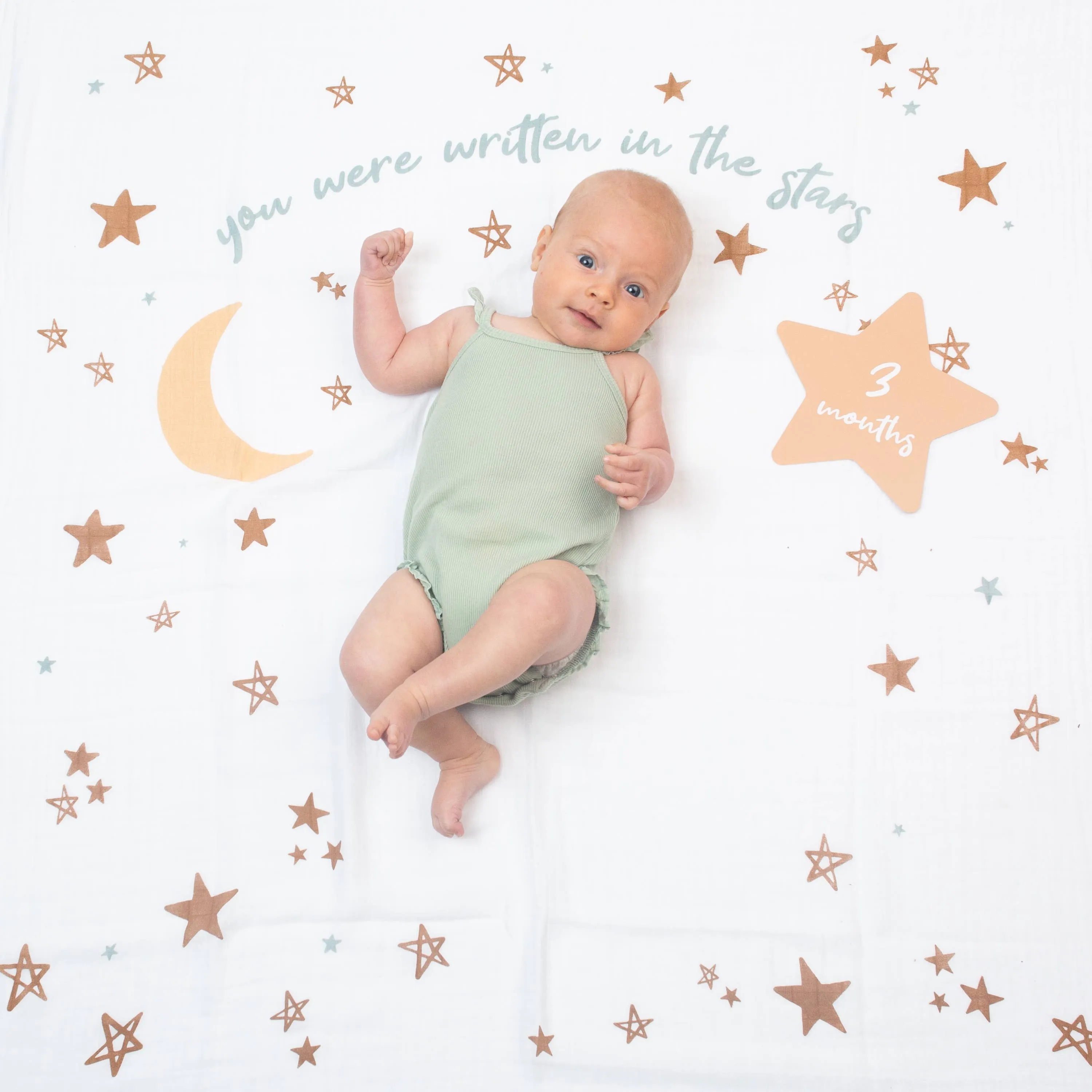 Baby's 1st Year Swaddle & Milestone Cards - Written in the Stars
