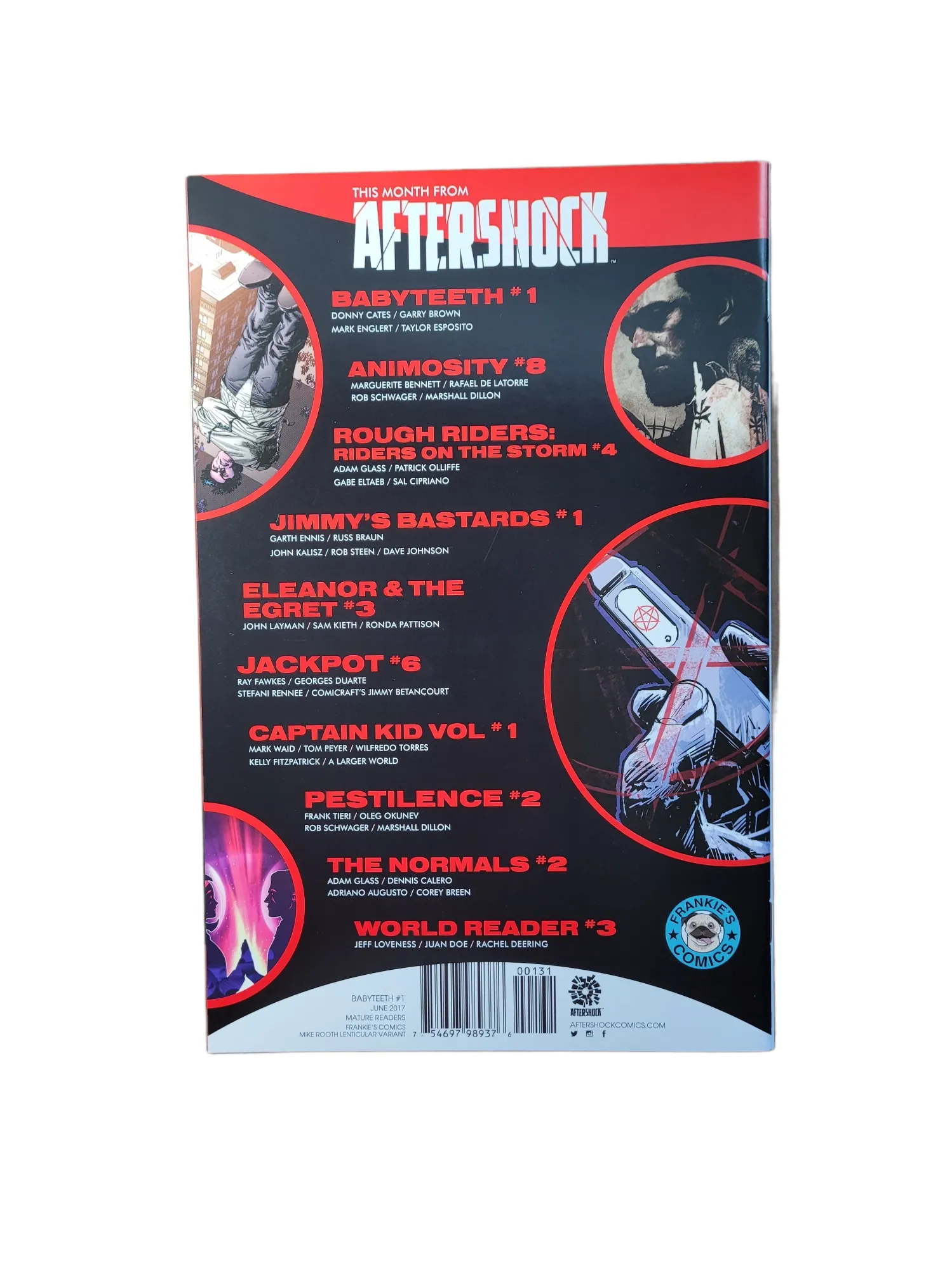Babyteeth #1 Lenticular Variant/ Aftershock Comic/ Undone By Blood/ Baby Teeth (2017)