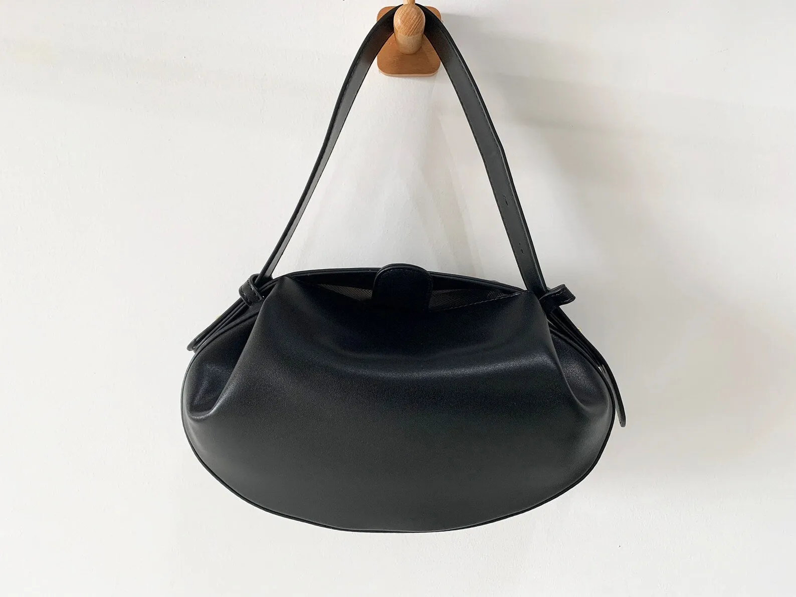 bag shoulder real leather