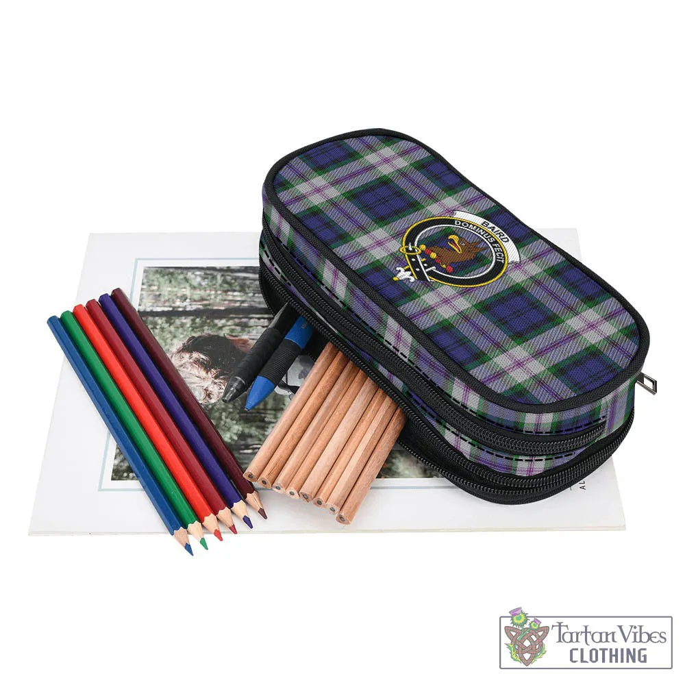 Baird Dress Tartan Pen and Pencil Case with Family Crest