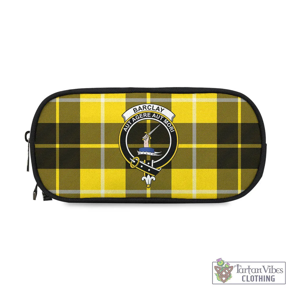 Barclay Dress Modern Tartan Pen and Pencil Case with Family Crest
