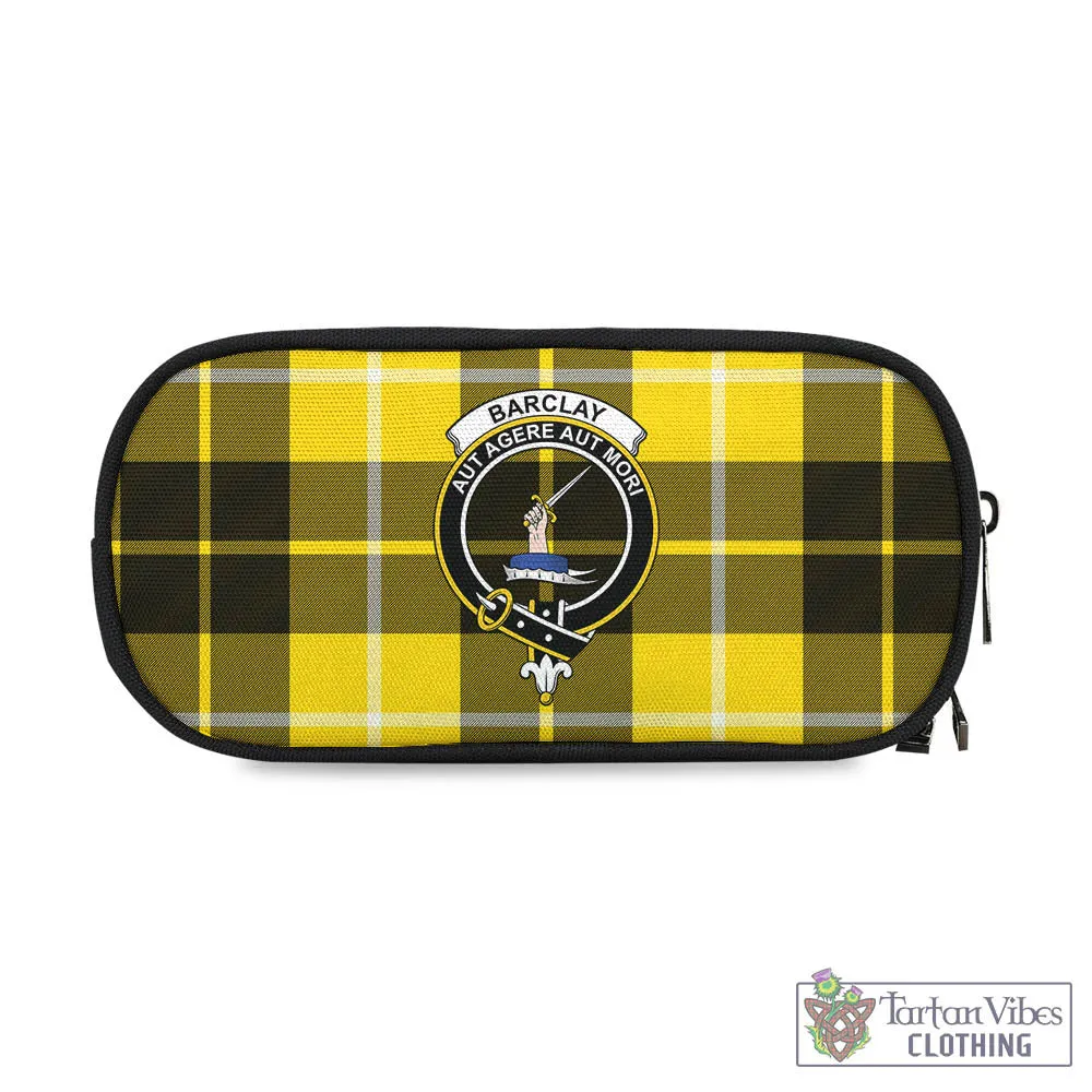 Barclay Dress Modern Tartan Pen and Pencil Case with Family Crest