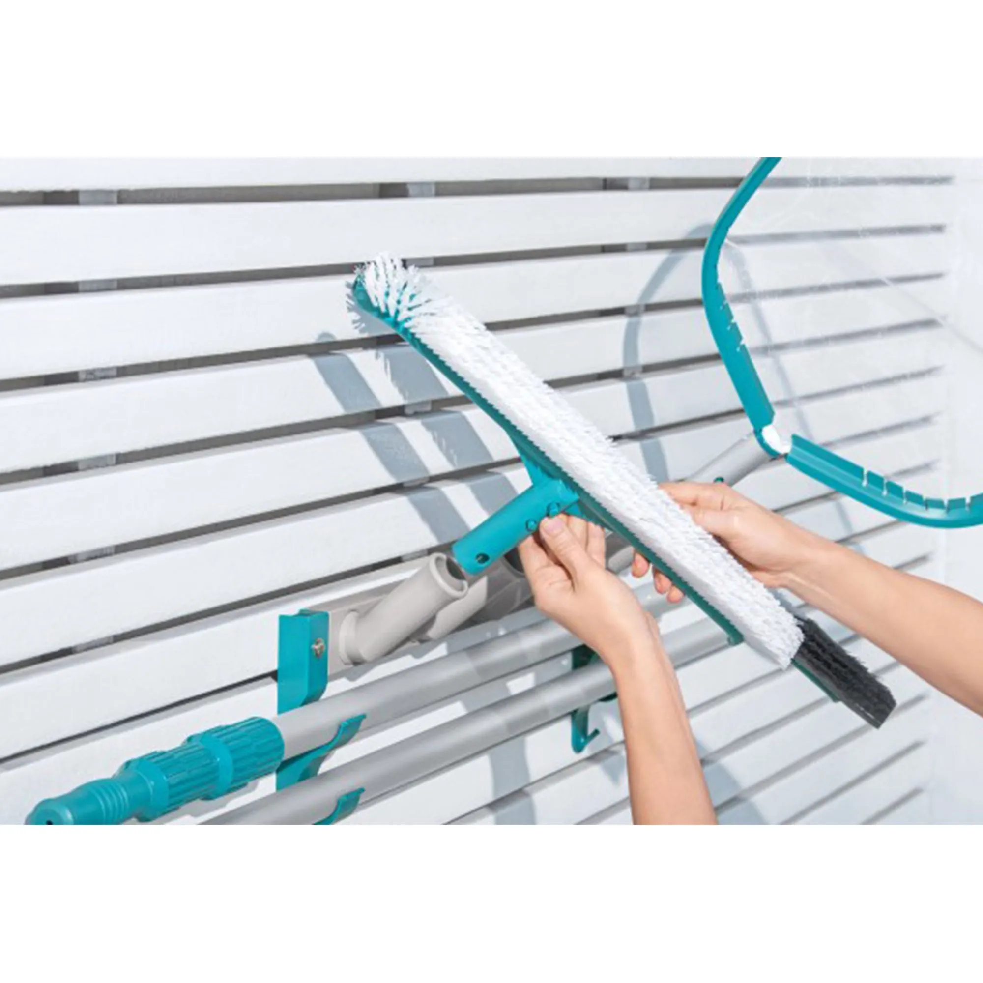 Bestway Flowclear StorePro Wall Mounted Pool Accessory and Equipment Organizer