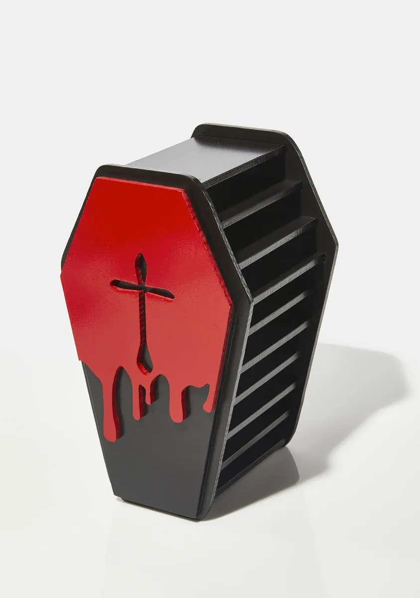 Bloody Coffin Makeup Palette Holder