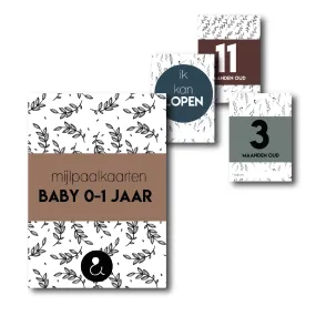 Botanical Milestone Cards | Baby