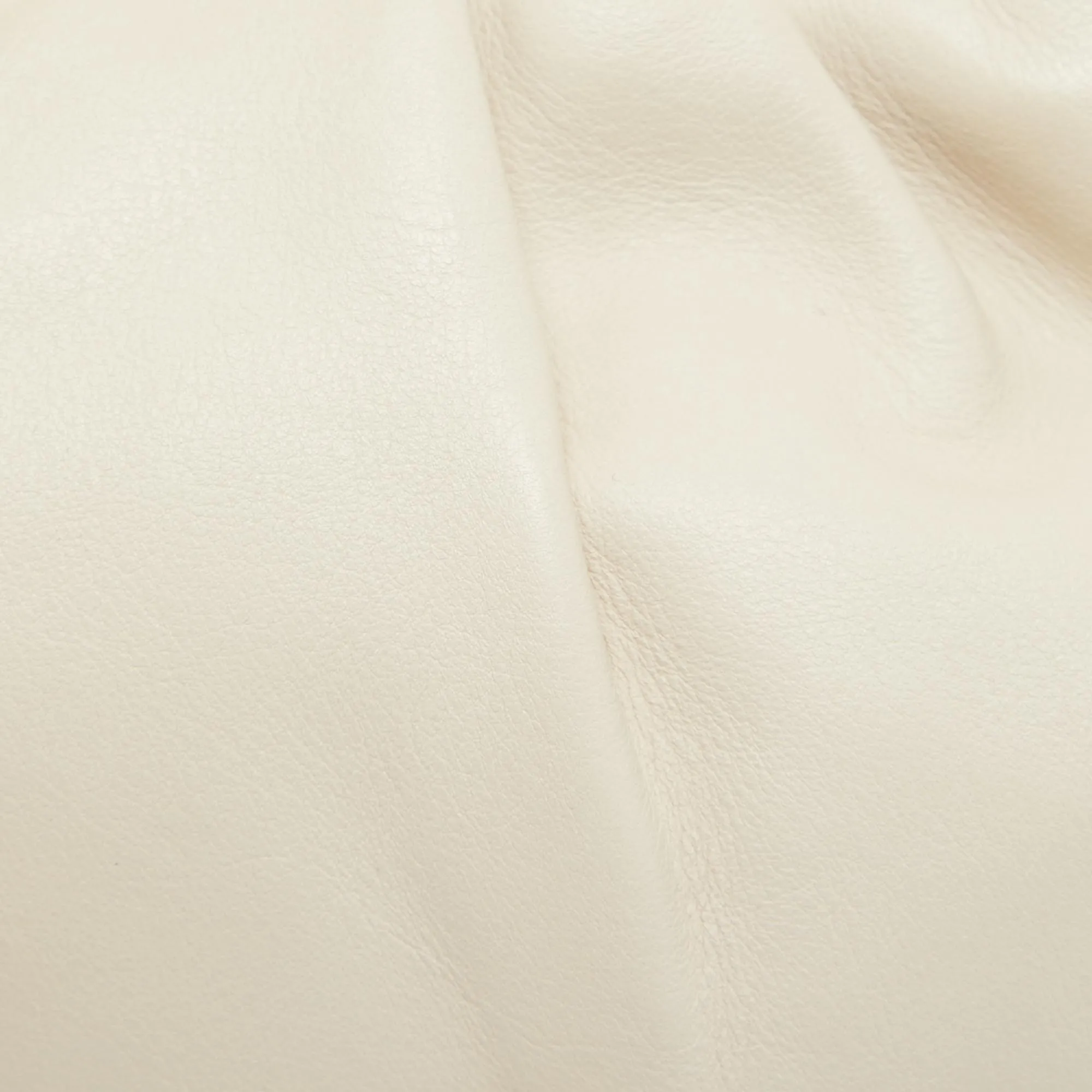 BOTTEGA VENETA Off White Leather Mini The Pouch Bag