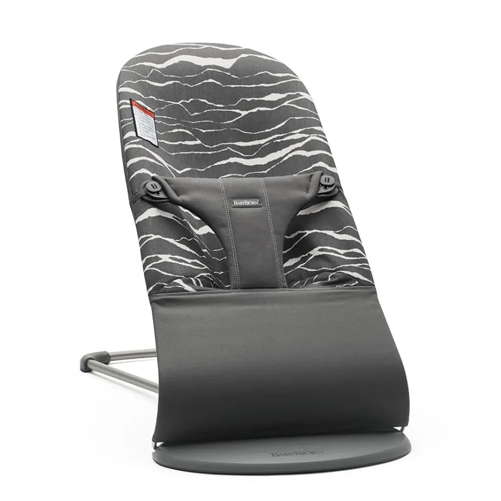 Bouncer Bliss, Cotton - Anthracite Landscape