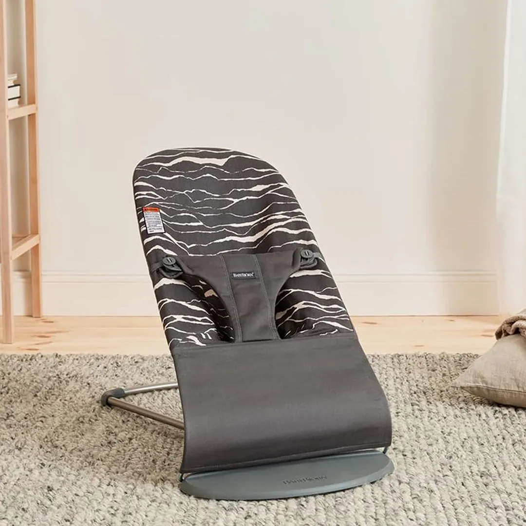 Bouncer Bliss, Cotton - Anthracite Landscape