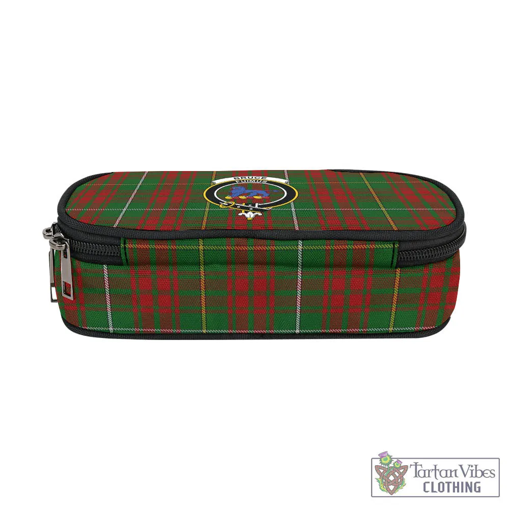 Bruce Hunting Tartan Pen and Pencil Case with Family Crest
