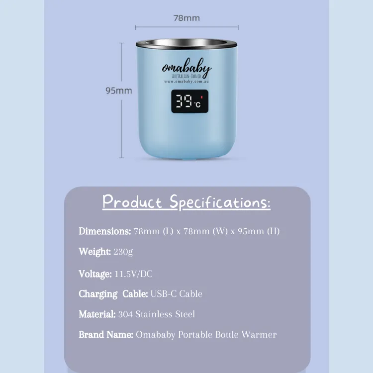 Bundle Deal: Omababy V3 Wearable Breastpump & Portable Bottle Warmer
