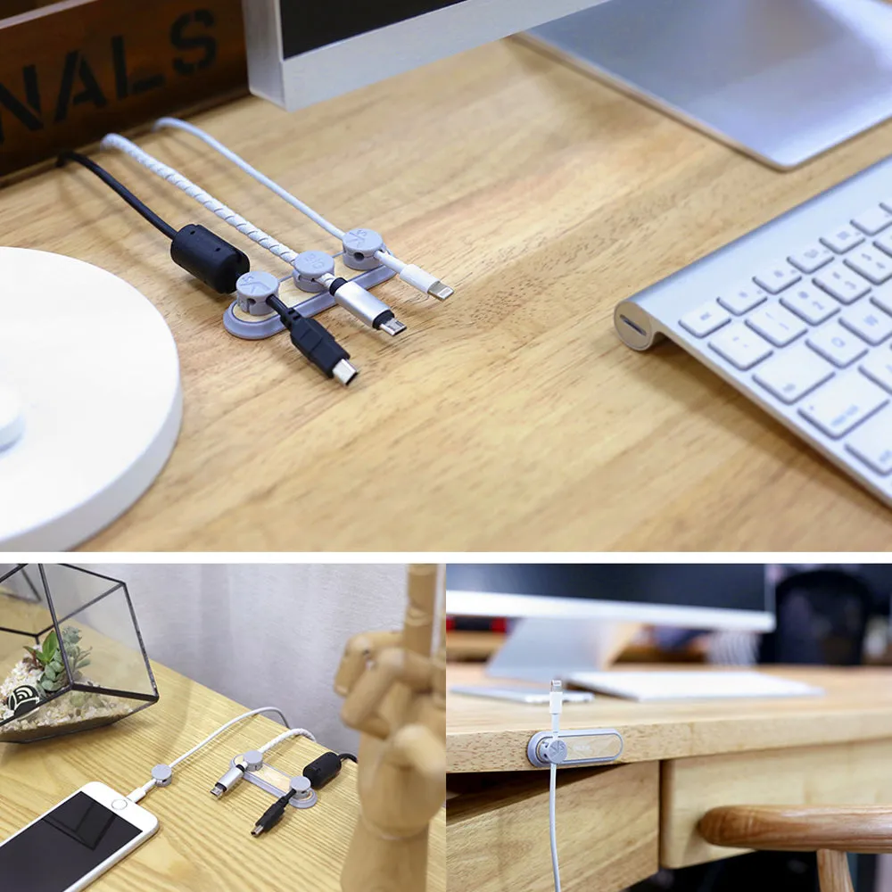 Cable Organizer Magnetic Cable Clip For Charging Cable Winder