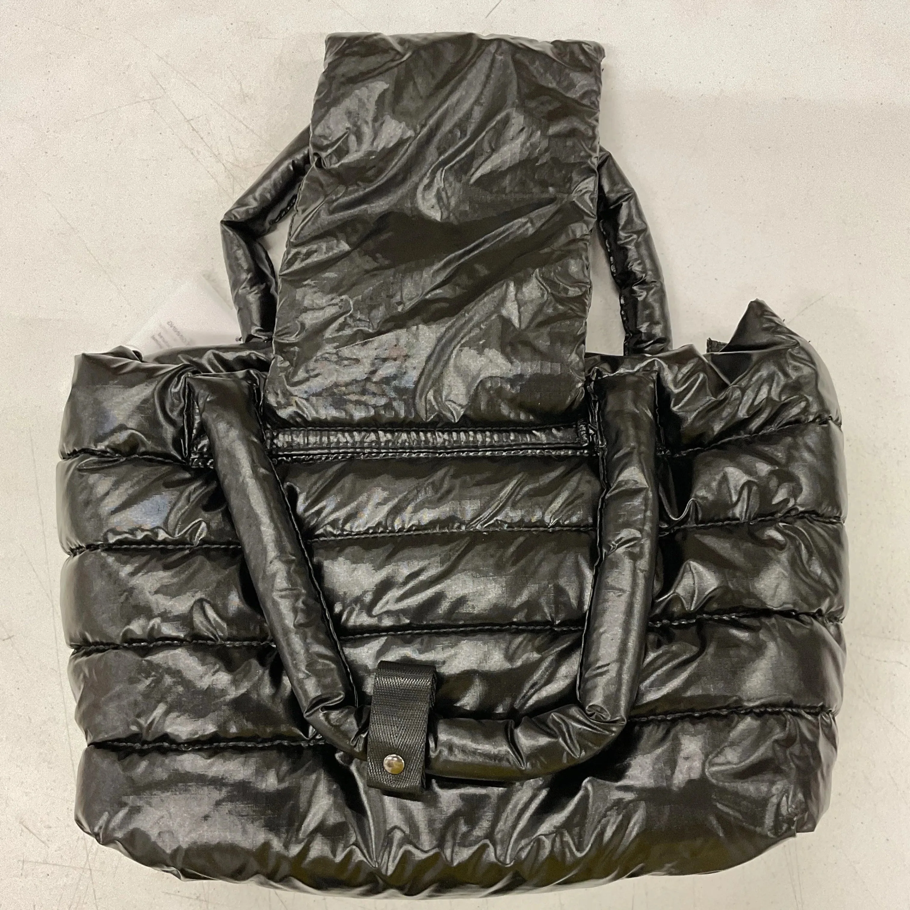 Capri Crossbody Tote Diaper Bag - Polar - Black (See Description)