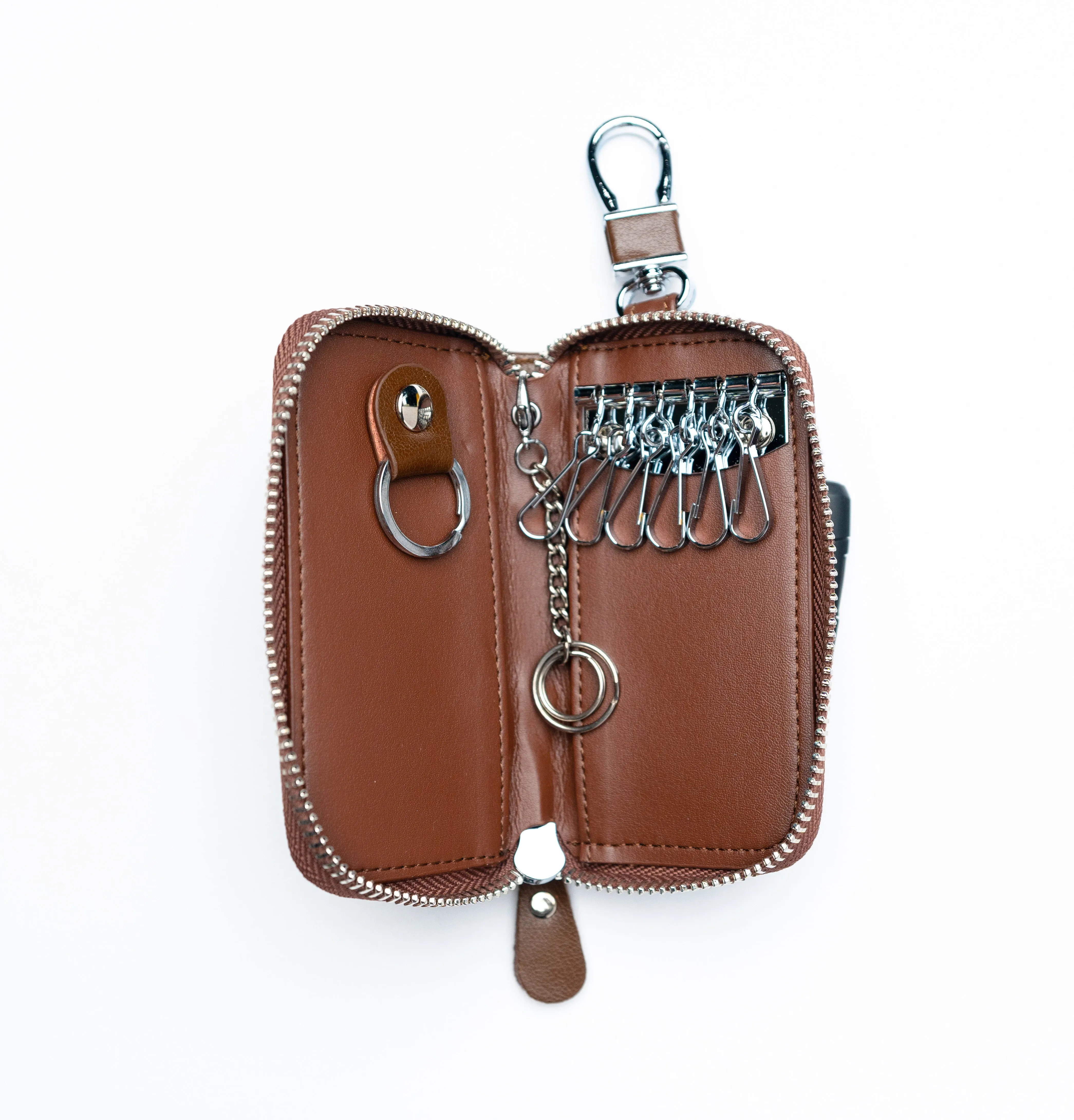 Car Key Organizer leather black