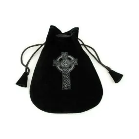 Celtic Cross Velveteen Bag