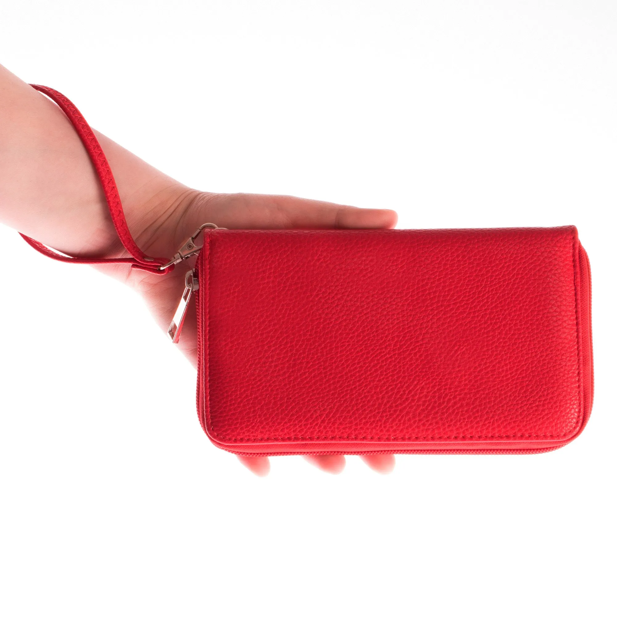 Cincinnati Reds Zip Organizer Wallet Pebble