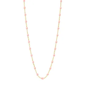 Classic Gigi Necklace, Baby Pink