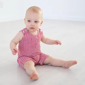 Classic Gingham Jon Jon (Red)