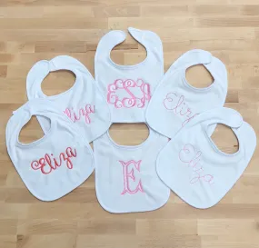 Classic Monogrammed Bib
