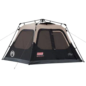 Coleman 4-Person Instant Cabin Tent, Gray - Waterproof