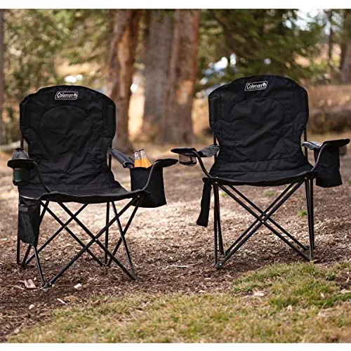 Coleman Camp Chair with 4-Can Cooler | Folding Beach Chair