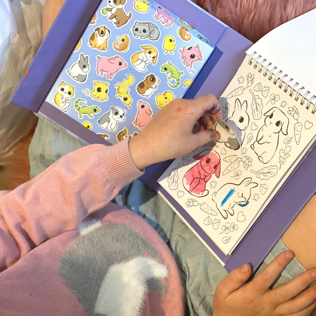 Colouring Set - Baby Animals