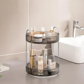 Corraine 2-Tier Multipurpose Revolving Organizer - Silver